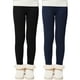 thumbnail image 4 of Popvcly - Pack de 2 leggings cálidos de invierno para niñas, con forro polar, mallas térmicas gruesas, pantalones de 2 a 11 años, 4 of 8
