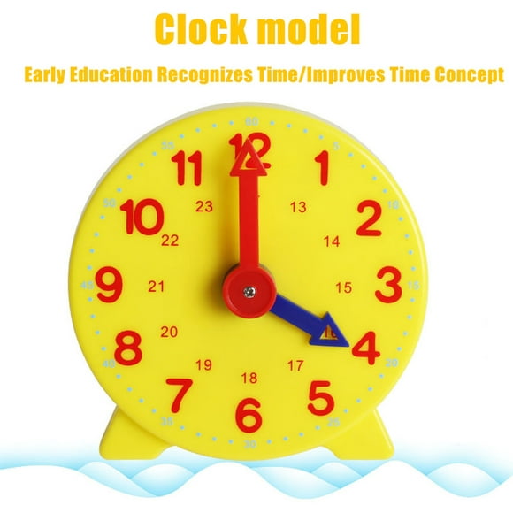 Cheers 10cm Two Pointer Clock Model Kid Child Toy Early Education Learning Resources