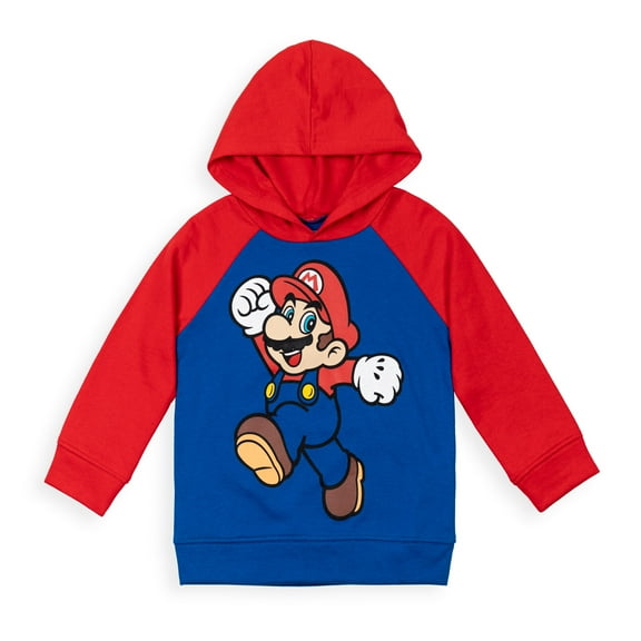 SUPER MARIO Nintendo Toddler Boys Fleece Pullover Hoodie Infant to Toddler