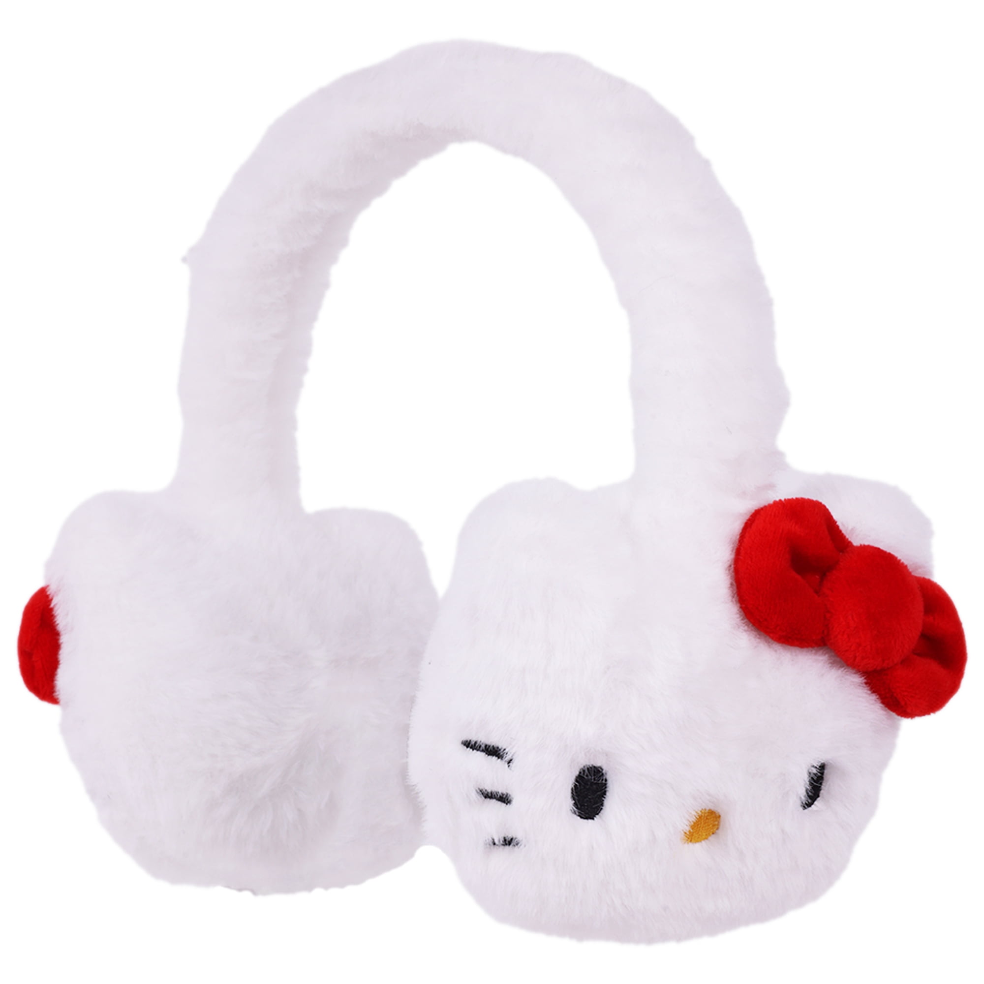 Hello Kitty and Purple Kuromi Heart Ear Muffs and Gloves 2pc Set
