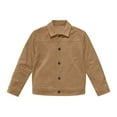 thumbnail image 4 of FYEGRE Stylish Men's Casual Jacket Versatile Fall Outerwear For Everyday Wear Comfortable Lightweight Young Adult Coat Khaki S, 4 of 4