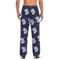 thumbnail image 4 of HPINK-T Unicorn Mens Pajama Pants Lounge Men's Pajama Bottoms Soft Sleep Pants With Pockets, 4 of 9