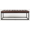 thumbnail image 3 of Jofran Global Archive 55" Genuine Distressed Leather Ottoman Bench, 3 of 3