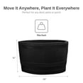 thumbnail image 6 of BARREL PLANTER DSP-BLK, 6 of 8