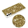 thumbnail image 2 of for Samsung Galaxy A15 Glitter Case, Cute Bling Sparkle Shiny Slim Soft Silicone Reflective Clear TPU Bumper Women Girls Shockproof Protective Phone Case for Samsung Galaxy A15, Gold, 2 of 6
