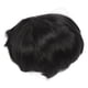 thumbnail image 2 of Peluca de niño, pelo corto negro, reemplazo de flequillo, peluca superior, peluca completa recta para hombres, 2 of 8