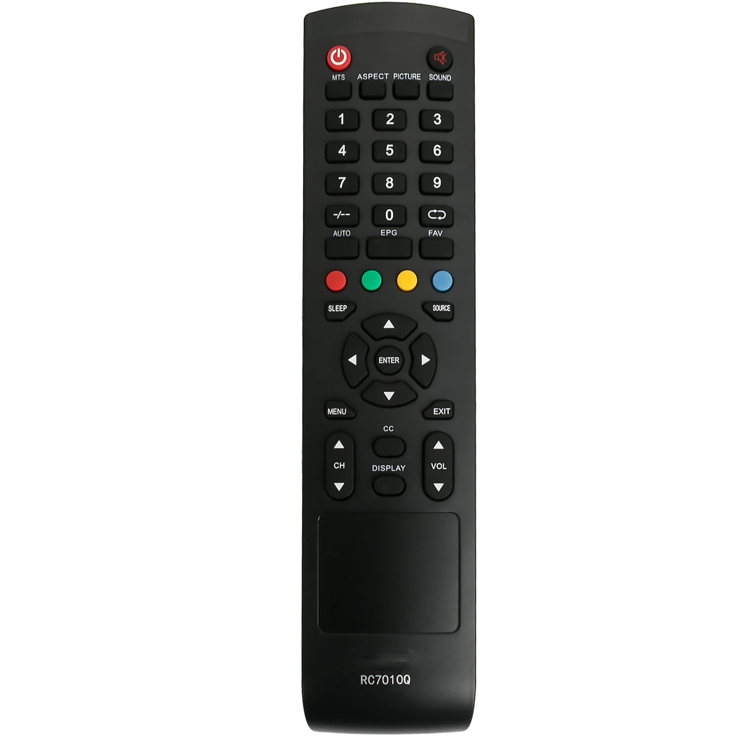 New RC7010Q Replaced Remote Control fit for Quasar LED TV SQ5003 SQ3202