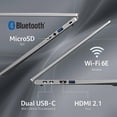 thumbnail image 2 of Restored Acer Swift Go 14 Intel Evo Thin & Light Laptop, 14" 1920 x 1200 Touch Display, Intel Core Ultra 7 155H 16GB RAM 1TB SSD, Wi-Fi 7, Windows 11 Home (Refurbished), 2 of 7