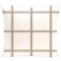 Simply Daisy 16" x 16" Windowpane Plaid Geometric Print Pillow