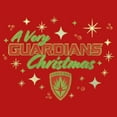 thumbnail image 2 of Girl's Guardians of the Galaxy Holiday Special A Very Guardians Christmas  Graphic Tee Red X Small, 2 of 5