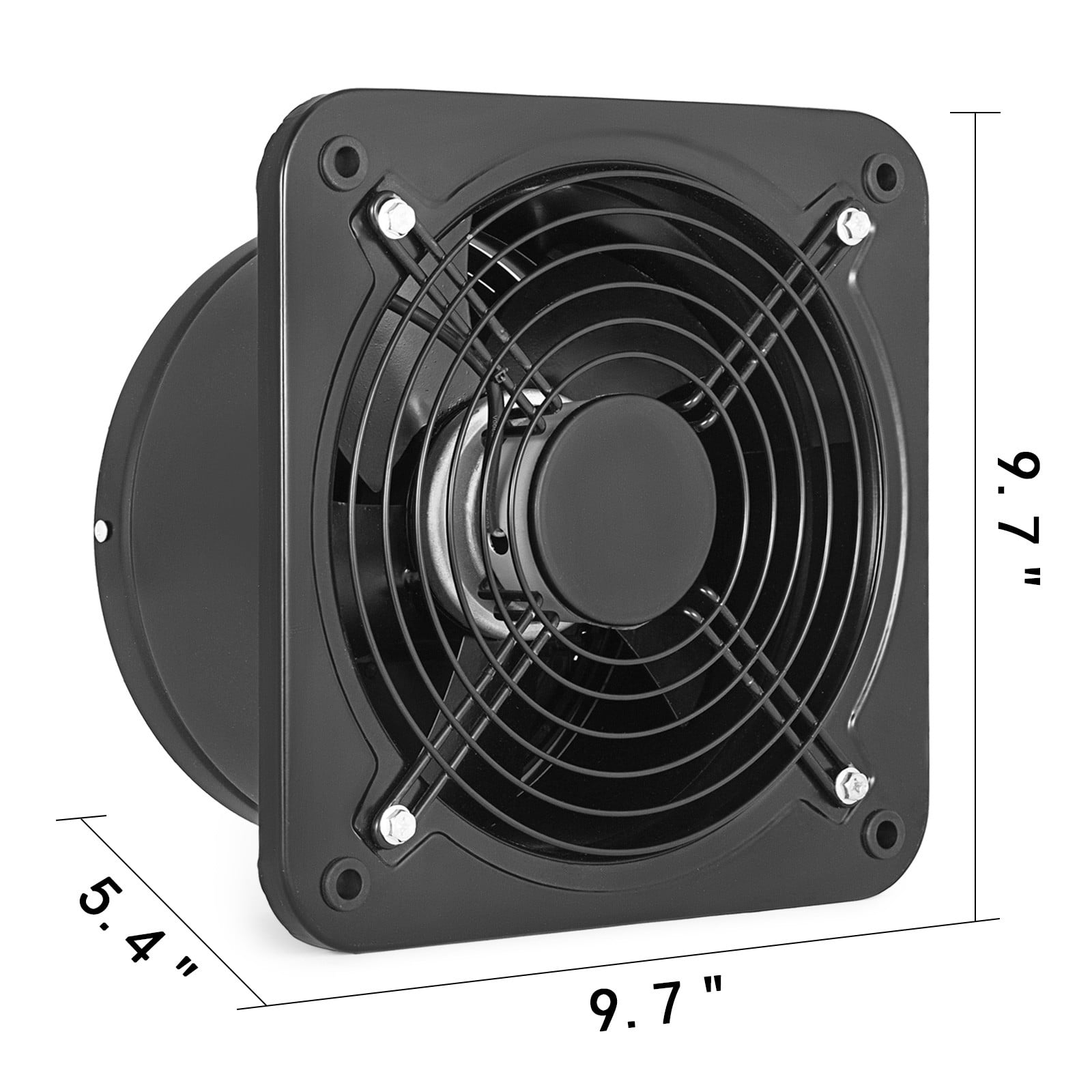 Industrial Ventilation Extractor Metal Axial Exhaust Commercial Blower Plate Fan 