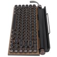 thumbnail image 3 of Mechanical Keyboard, 2000mA Battery Adjustable Brightness Wear Resistance Unique Design Computer Keyboard Easy Operation  For Home For Office For School, 3 of 8