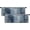Abstract Blue, variant on Emvency 2 Pack Valances Window Treatments, Grey Painting Art Modern Abstract Blackout Adjustable for Living Room Bathroom Bedroom Kitchen Over Sink, 52x18 Inch Rod Pocket Valances