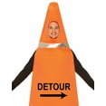 Halloween Traffic Cone Adult Costume