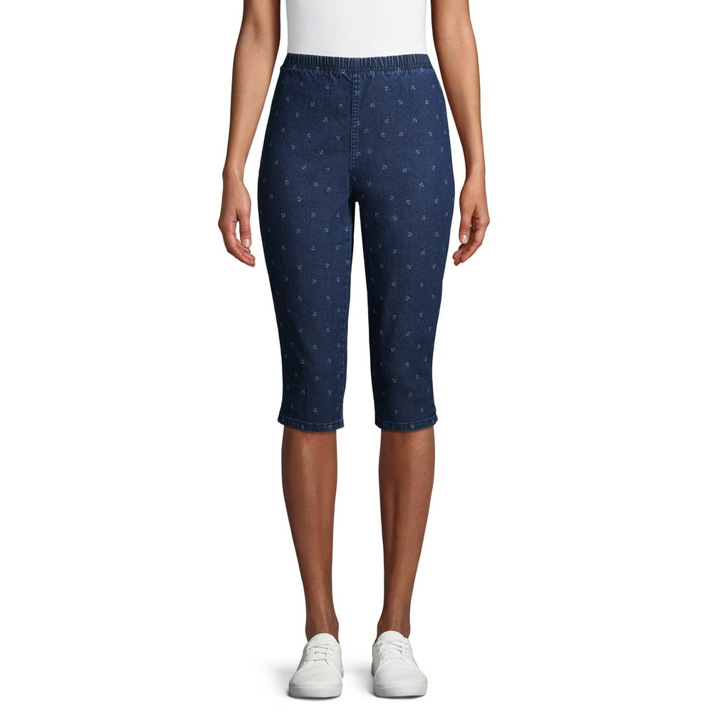 womens stretch capri pants