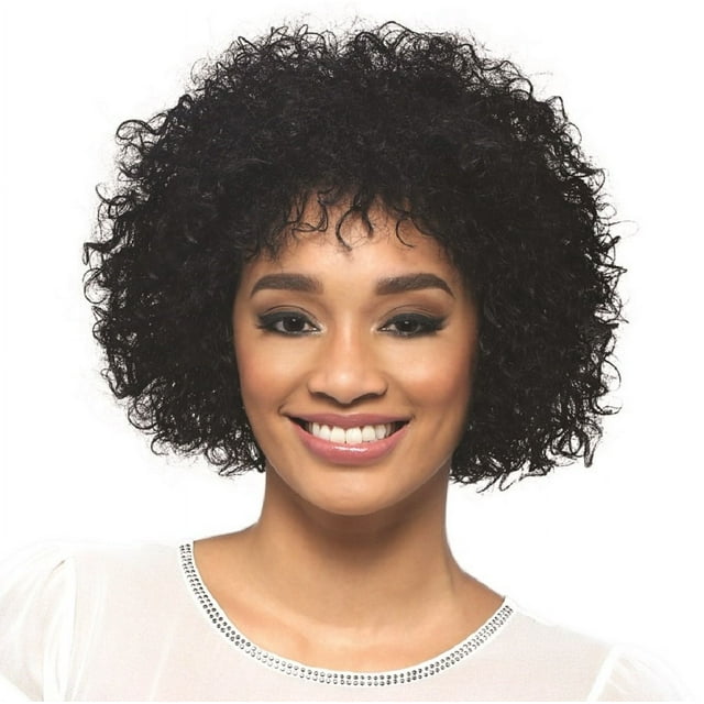 Vivica A Fox Collection de Cheveux Printemps Bonnet Extensible Pur, Perruque en Cheveux Humains Premium Remi, Naturel, 9.2 Onces
