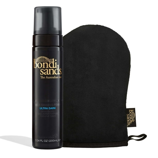 Espuma autobronceadora Bondi Sands Ultra Dark con guante de aplicación