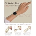 thumbnail image 2 of TOYOUTHS Dressy Metal Watch Band Compatible with Samsung Galaxy Watch 7/6/5/4/FE 40mm 44mm, Galaxy Watch 6 Classic 43mm 47mm, Galaxy Watch 5 Pro 45mm, 20mm Mermaid Galaxy Watch Band, 2 of 6