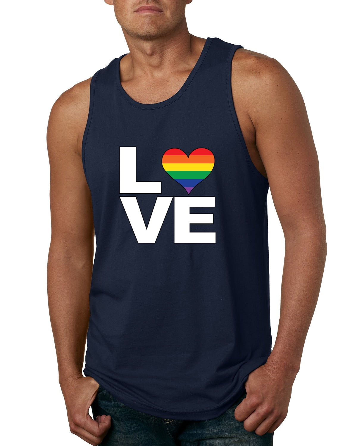 Love Rainbow Gay LGBT Lesbian Pride Month Parade Support | Mens LGBT ...