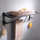 thumbnail image 2 of Toallero de baño Sunnimix 59 cm Negro montaje en pared, 2 of 8