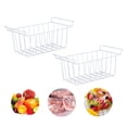 thumbnail image 1 of Contenedores organizadores apilables Grandes para Congelador, Cestas de Almacenamiento de Alambre de metal de 15,4x9,6x7,9 Pulgadas para refrigeradores, gabíetes, estantes, estantes, estantes,, 1 of 7