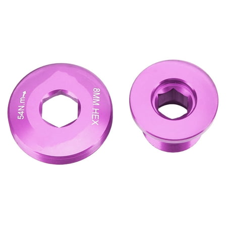 

Crank Fixing Crank Arm Screw High Strength M18/M30 Firm Stable Alloy Corrosion Resistance For Road Bike Purple