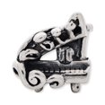 thumbnail image 3 of Baby Grand Piano Charm .925 Sterling Silver Antique Finish Reflection Beads, 3 of 5