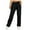 Black, variant on Tosmy Pants For Women Fleece Lined Sweatpants Wide Straight Leg Pants Bottom Sweatpants Joggers Pants Workout High Waisted Yoga Pants With Pockets Vacation Clothes 2025