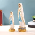 thumbnail image 7 of Decorr Small Virgin Mary Resin Statue, Hand Painted Easter Figurine for Home Altar Shelf Decor, Religious Collectible Art Gift for Christmas Easter & Faith Inspired Spaces（2.36×7.87"）, 7 of 7