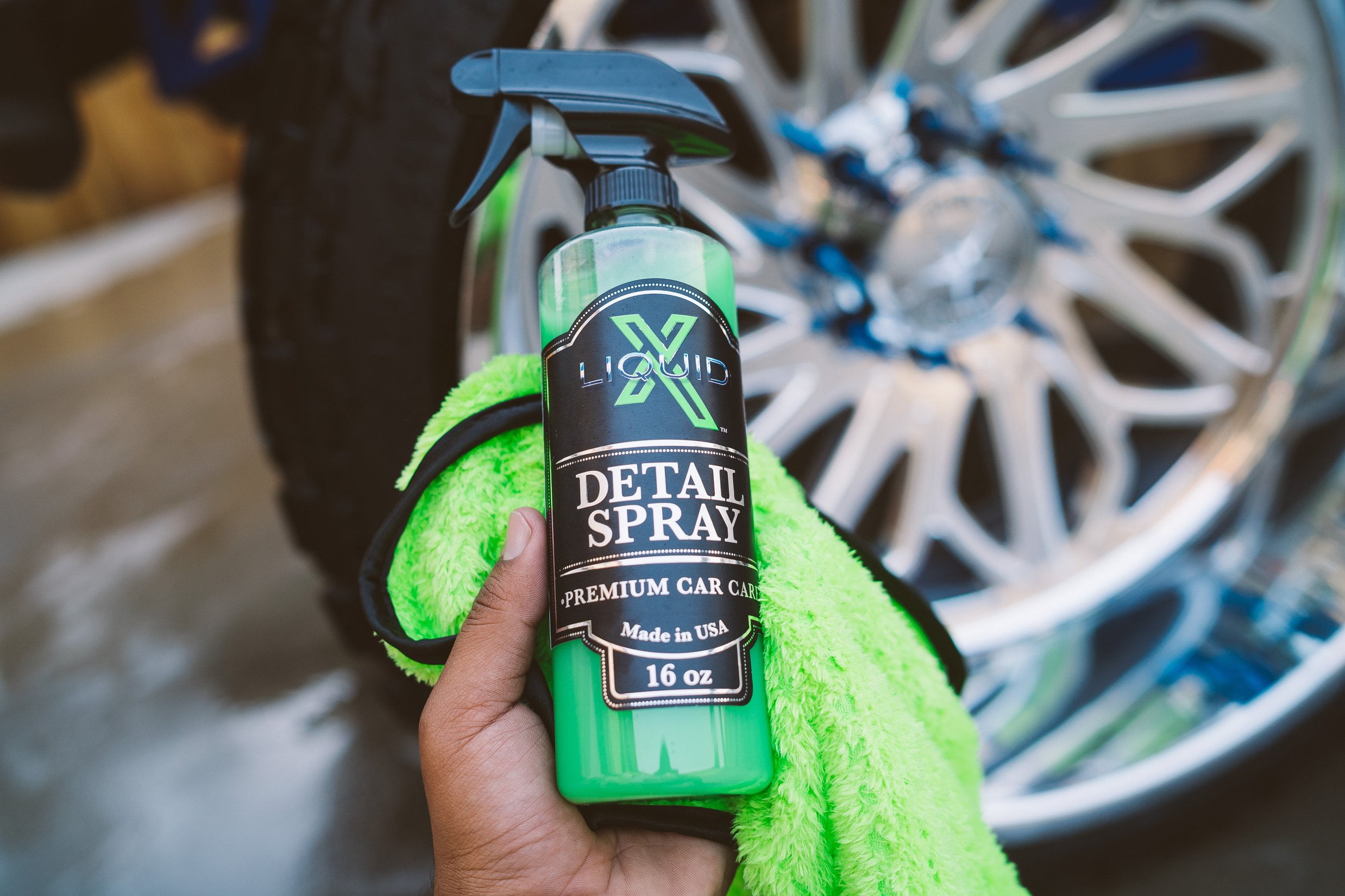 Liquid X Complete Foam Gun Wash Kit - Car Wash Soap, Detail Spray, Wash Mitt, Microfiber Towels, Washing Bucket