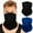 2 Pack:Black-Blue, variant on 2 Packs Adult Safety Seamless Face Mask Bandanas Headband Sport Scarf Face Sun Cover Neck Gaiter Balaclava Neckerchief