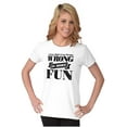 thumbnail image 3 of Funny Wrong is More Fun Attitude Joke Womens Slim Fit Graphic Tee Brisco Brands L, 3 of 5