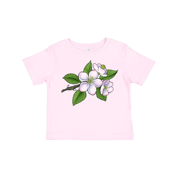Inktastic Beautiful Apple Blossom Flowers on Branch Boys or Girls Toddler T-Shirt