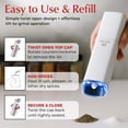 thumbnail image 2 of Automatic Salt and Pepper Grinder Set - Rechargeable Electric Salt and Pepper Shakers with Adjustable Coarseness, LED Light, One-Handed Use, Gravity Salt Grinder and Electric Pepper Mill, 2 of 5