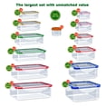 thumbnail image 2 of Contenedores de almacenamiento de alimentos RockBerry, 70 unidades, 1500 ml, apilables, 2 of 7