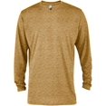 thumbnail image 2 of Delta Platinum Men's Tri-Blend Long Sleeve Crew Neck Tee - P603T, 2 of 2