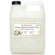 Dr Adorable - 32 oz - Coconut Oil Extra Virgin - 100% Pure Organic Cold Pressed Unrefined Natural Hair Skin
