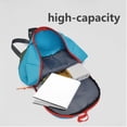 thumbnail image 4 of Jusqu'à 65 % de Réduction sur Sac à Bandoulière Imperméable avec Trou USB et Trou pour Écouteurs Sac à Dos de Randonnée Organisateurs et Rangement, 4 of 6