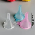 thumbnail image 4 of 1 Pc Mini Funnel for Lab Bottles Refillable Cosmetic Containers Funnels Sand Art Powder Essential Oil Recreational Kitchen Food Grade Small Plastic Funnels for Filling Bottles, 1.22x1.54 Inch, Clear, 4 of 9