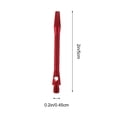 thumbnail image 2 of WEUVEB 15 Pcs Fléchettes Professionnelles Rouges Légères en Alliage d'Aluminium pour Fournitures de Jeu, 2 of 6