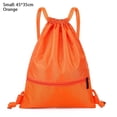 thumbnail image 1 of Simple Backpack Unisex Fitness Backpack Sports Drawstring Pocket Lightweight Basketball Helmet Storage Bag Oxford Zipper Bag, 1 of 6