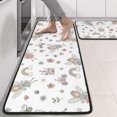 thumbnail image 2 of Kitchen Rugs Sets Of 2,White Fairy Castle Pattern Anti Fatigue Kitchen Mat Rugs Non Slip Washable,Decorative Kitchen Floor Mats for Kitchen,Sink,Laundry,17"x47"+17"x47", 2 of 5