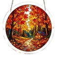 thumbnail image 1 of Tong Acrylic Puzzle Style Colored Glass Style Hanging Featuring Unique Irregular Shapes As Home Art Which Can Be Installed On Windows, 1 of 5