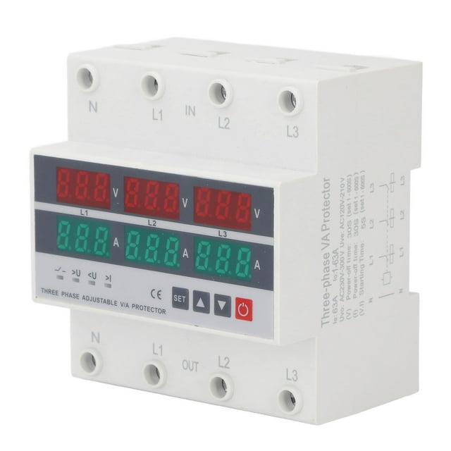 Protector Contra Sobrecorriente, Protector Contra Sobretensión, Respuesta Rápida AC120-300V 63A, Carril DIN Para Edificio De Hotel En Casa