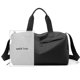 thumbnail image 2 of Bolsa de gimnasio pequeña para mujeres y hombres,bolsa de viaje para fin de semana, bolsa deportiva resistente al agua con compartimento para zapatos y bolsa de separación seca y húmeda (gris), 2 of 5