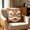 Brown, variant on Miwamany Traditional Lion Head Pillow Cushion Cover, Flock Decorative Throw Pillowcase, Asian Cultural Home Decor Accent for Living Room Bedroom Sofa