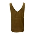 thumbnail image 5 of TRUBKH Camisole Tops for Women Basic Tank Tops for Women Going Out Tops for Women Tube Top with Built in Bra Fashion Sleeveless Vest V Neck Top T Shirt Square Neck Tank Top Women Khaki M, 5 of 5