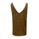 thumbnail image 3 of Playeras,Blusas y Tops,Ropa para Mujer Tank Top Vestido Camiseta sin mangas a la moda para mujer, cuello en V, camiseta informal suelta de Color sólido para mujer (Khaki, L), 3 of 5