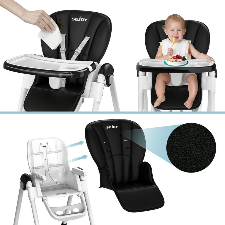 Leather baby high chair online