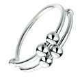 thumbnail image 1 of Anillo de doble capa ajustable Bling Bling de cobre para mujer, 1 of 10